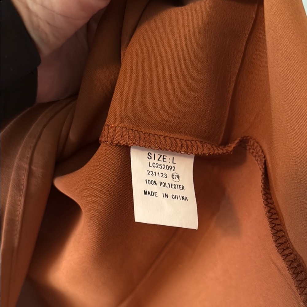 Brown Blouse with Bell Sleeves - Picture 4 of 5